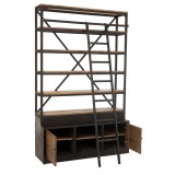 SHELF LIBARY SIX LADDER METAL WOOD 220 - CABINETS, SHELVES